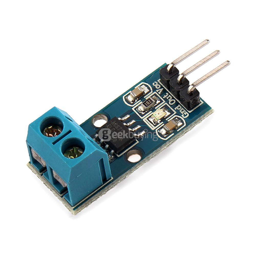 Produino ACS712ELC-20A Range ACS712 Current Sensor Module for Arduino - Blue