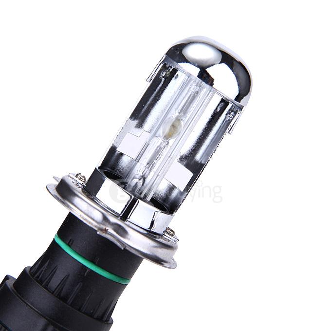 Makibes 5000K H4-3 55W 12V Xenon HID Kit Car Headlight Xenon Bulb Slim Ballast - Black + Silver