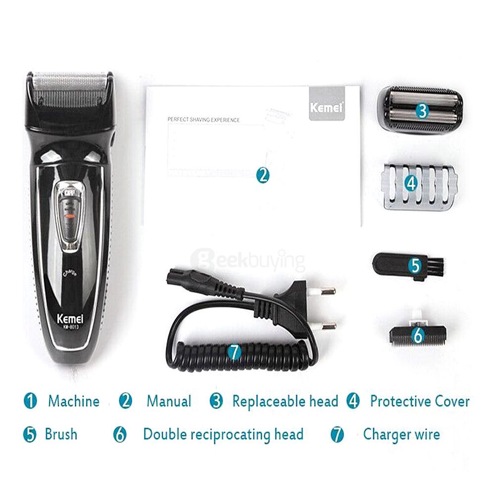 KM-8013 Dual-Head Men Electric Shaver Razor Hiar Trimmer