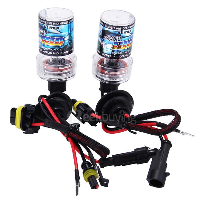 Makibes 12000K H8/H9/H11 55W 12V F250 Xenon HID Kit Car Headlight Xenon Bulb Slim Ballast - Black + Silver