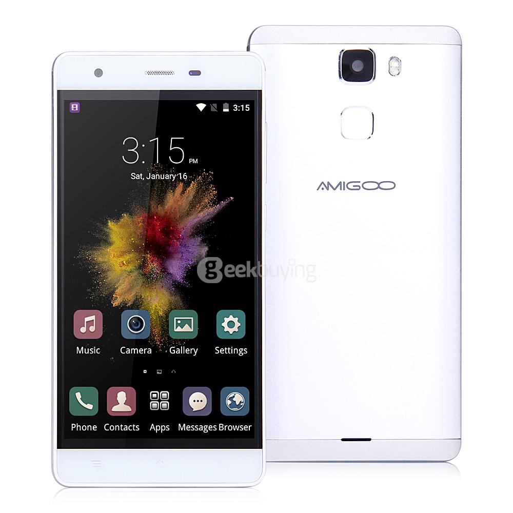 AMIGOO H9 5.0inch IPS Screen Android 5.1 1GB RAM 8GB ROM Smartphone MTK6580 1.3GHz Quad Core 5.0MP+2.0MP Cameras - Silver