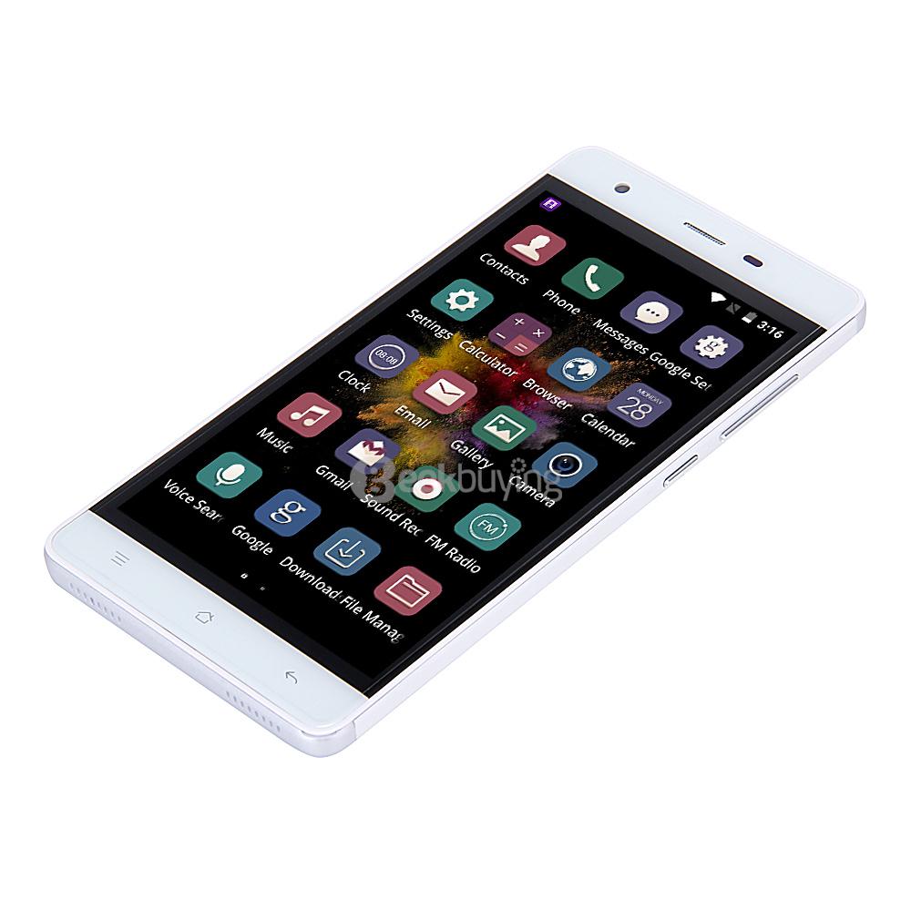 AMIGOO H9 5.0inch IPS Screen Android 5.1 1GB RAM 8GB ROM Smartphone MTK6580 1.3GHz Quad Core 5.0MP+2.0MP Cameras - Silver