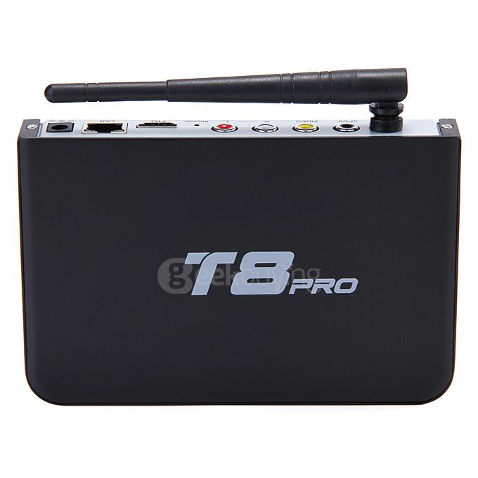 T8 PRO KODI 4K UHD TV BOX Amlogic S812 2G/8G 2.4G/5G Dual Band WIFI LAN Bluetooth4.0 LED