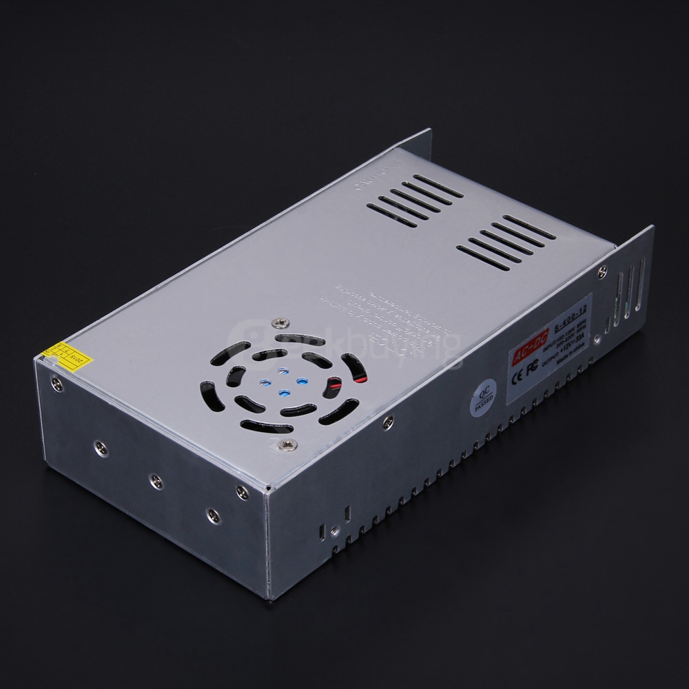 DC 12V 30A 400W Regulated Transformer Power Supply for LED Strip and Other Lamp