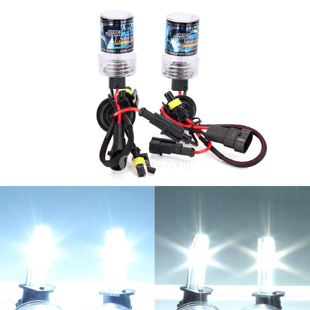 Makibes 6000K 9006 55W 12V Xenon HID Kit Car Headlight Xenon Bulb Slim Ballast - Black + Silver