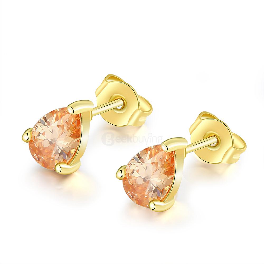 AKE005 Gold Fashionalbe Hot Sale Droplet Earrings