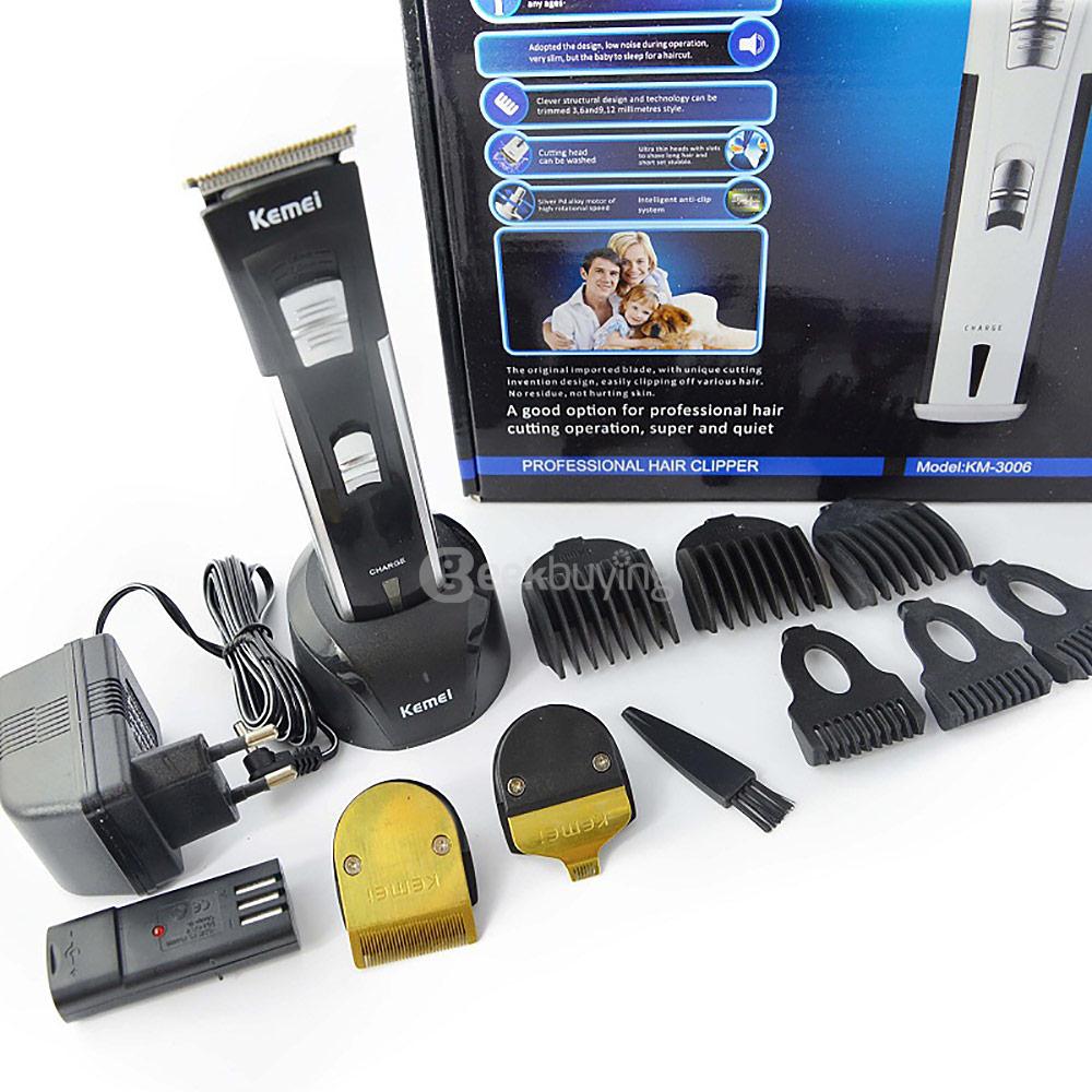 3 in 1 Titanium Blade Professional Hair Clipper Electric Hair Styling Tools Precision Cordless Hair Trimmer