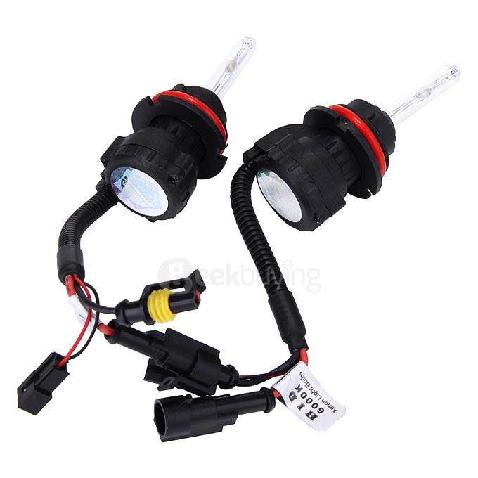 Makibes 12000K 9004/9007-3 55W 12V Xenon HID Kit Car Headlight Xenon Bulb Slim Ballast - Black + Silver