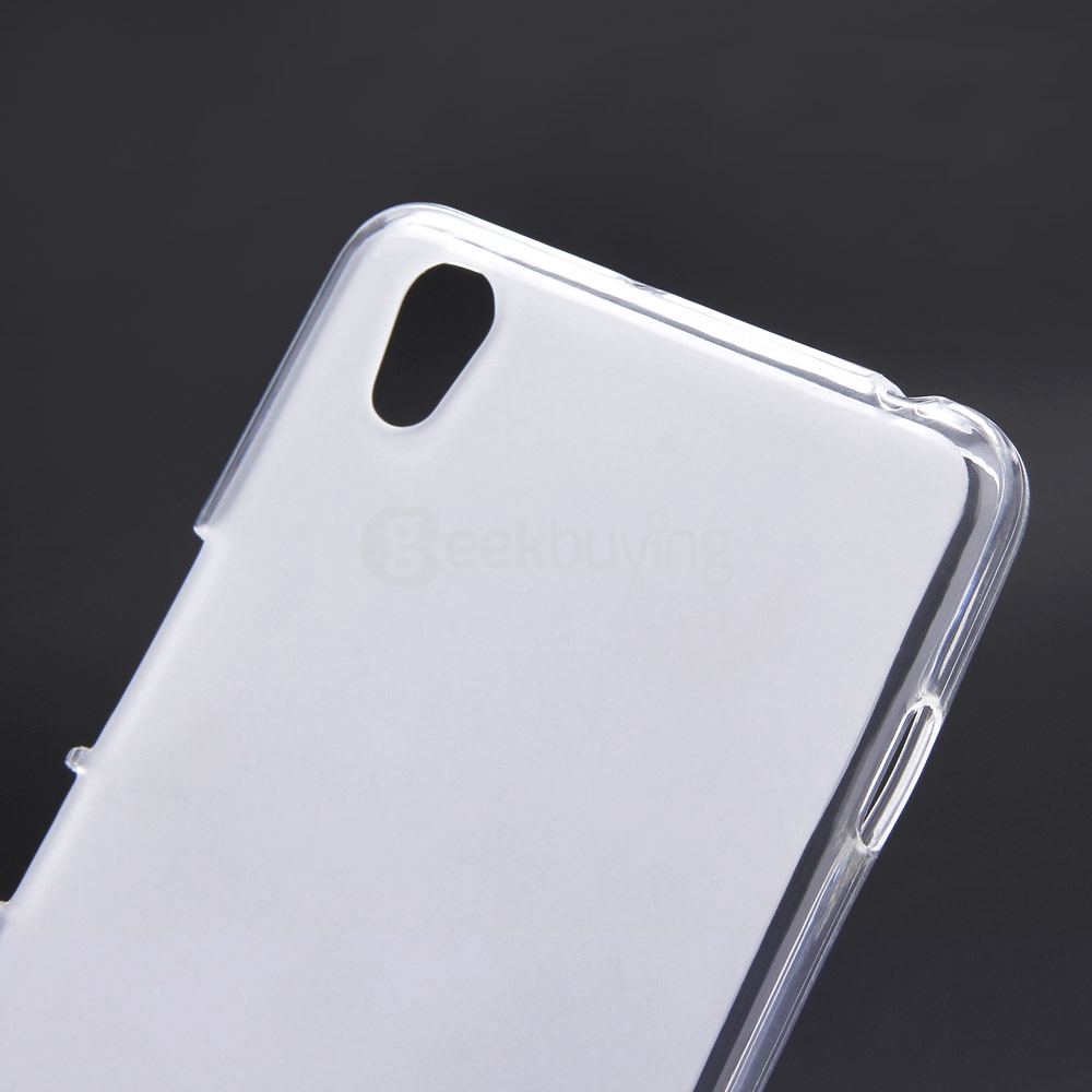 Pudding Series Protective Back Case Soft Silicone Cover for ONEPLUS X - White