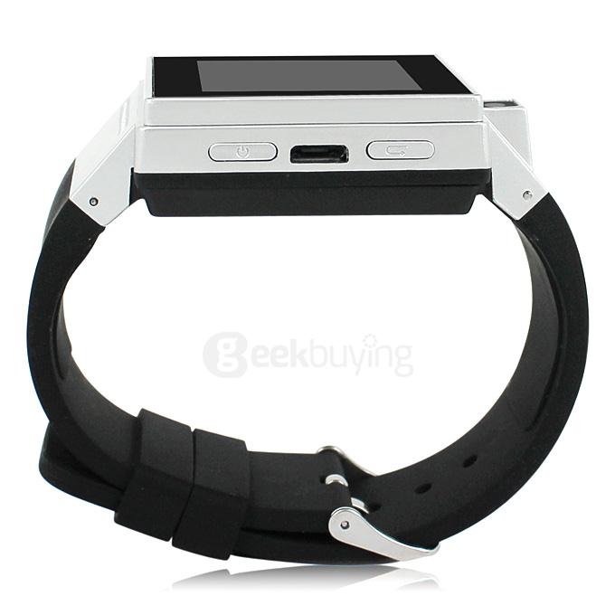 ZGPAX S55 1.54inch Android 4.4 Smartwatch Phone MTK6572 Dual Quad 1.2GHz Touch Screen Bluetooth 4.0 Camera - Silver