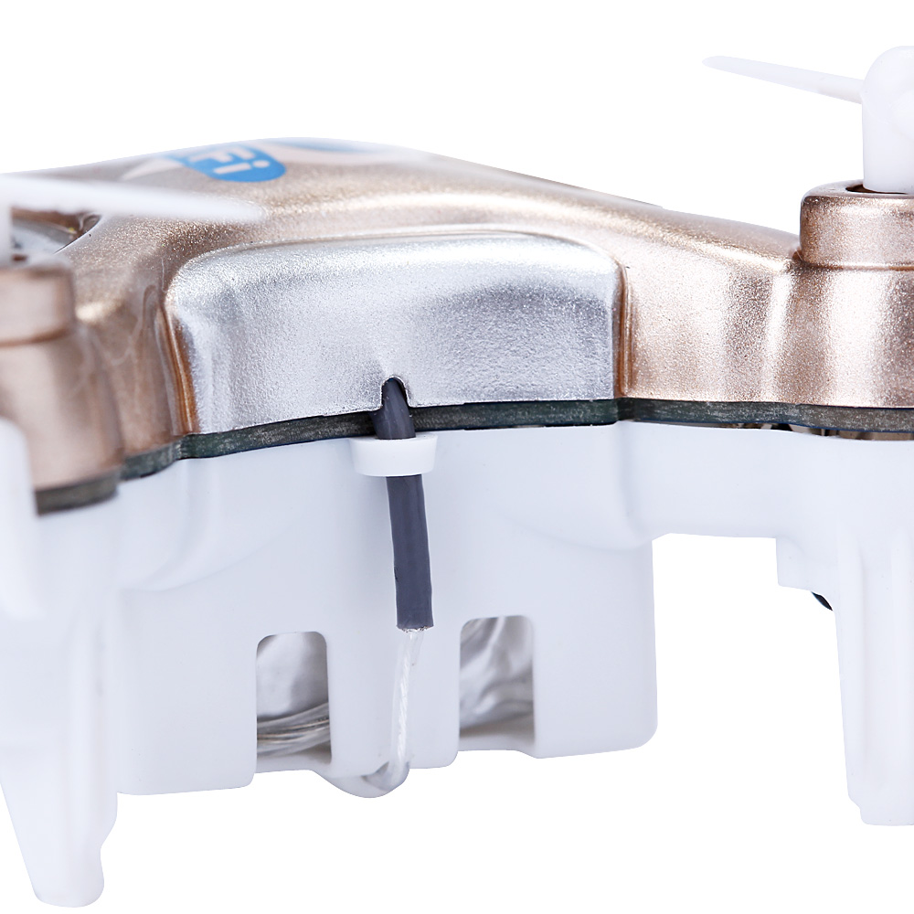 Cheerson CX-10W CX10W Mini Wifi FPV 0.3MP Camera LED 3D Flip 2.4G 4CH 6 Axis RC Quadcopter BNF Without Transmitter - Gold