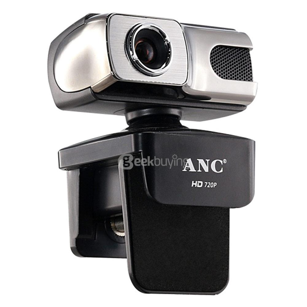 Aoni Cool Yat 720P HD Smart TV Camera Night Vision Webcam - Black