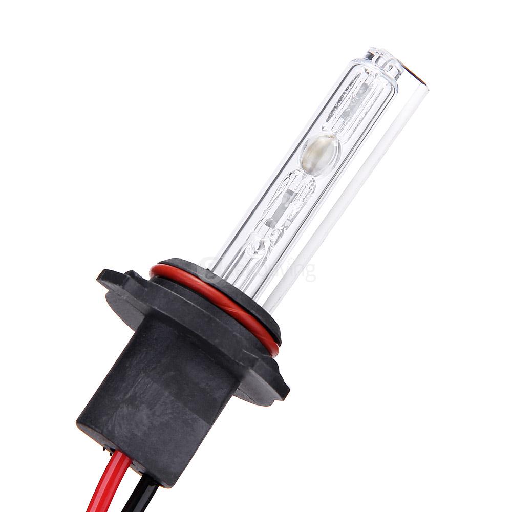 Makibes 6000K 9006 55W 12V Xenon HID Kit Car Headlight Xenon Bulb Slim Ballast - Black + Silver
