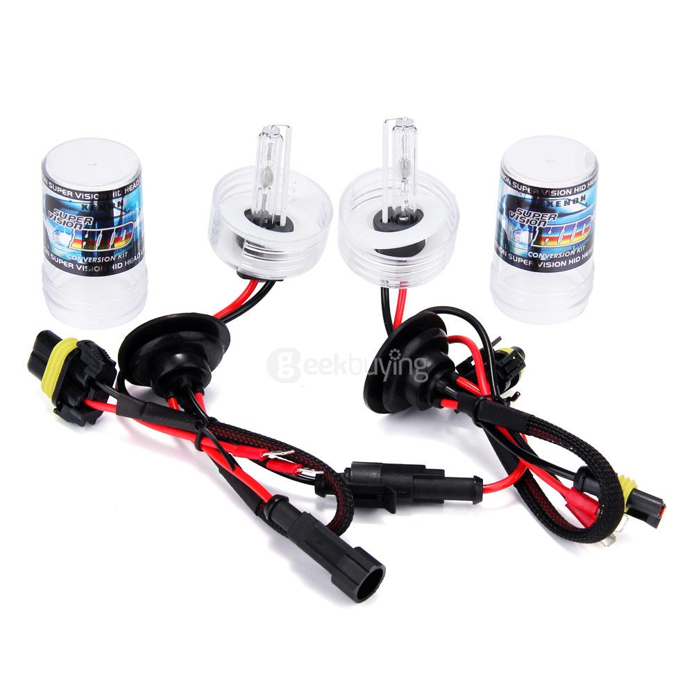 Makibes 8000K H3 DC250 55W 12V Xenon HID Kit Car Headlight Xenon Bulb Slim Ballast - Black + Silver