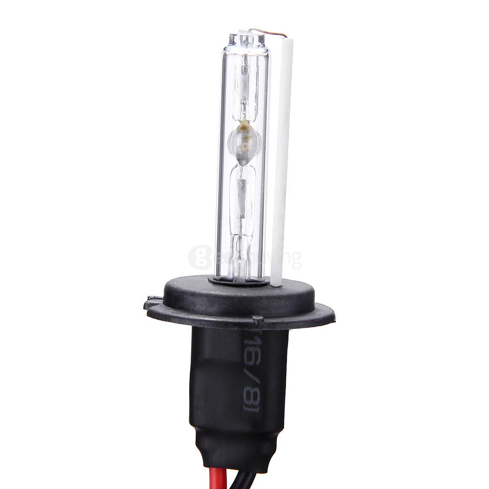 Makibes 5000K H7 55W 12V Xenon HID Kit Car Headlight Xenon Bulb Slim Ballast - Black + Silver
