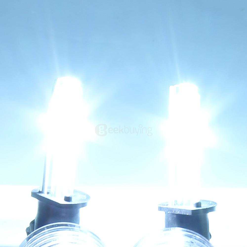 Makibes 6000K 9006 55W 12V Xenon HID Kit Car Headlight Xenon Bulb Slim Ballast - Black + Silver