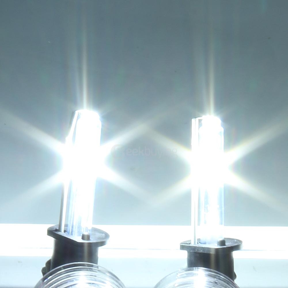 Makibes 6000K 9006 55W 12V Xenon HID Kit Car Headlight Xenon Bulb Slim Ballast - Black + Silver