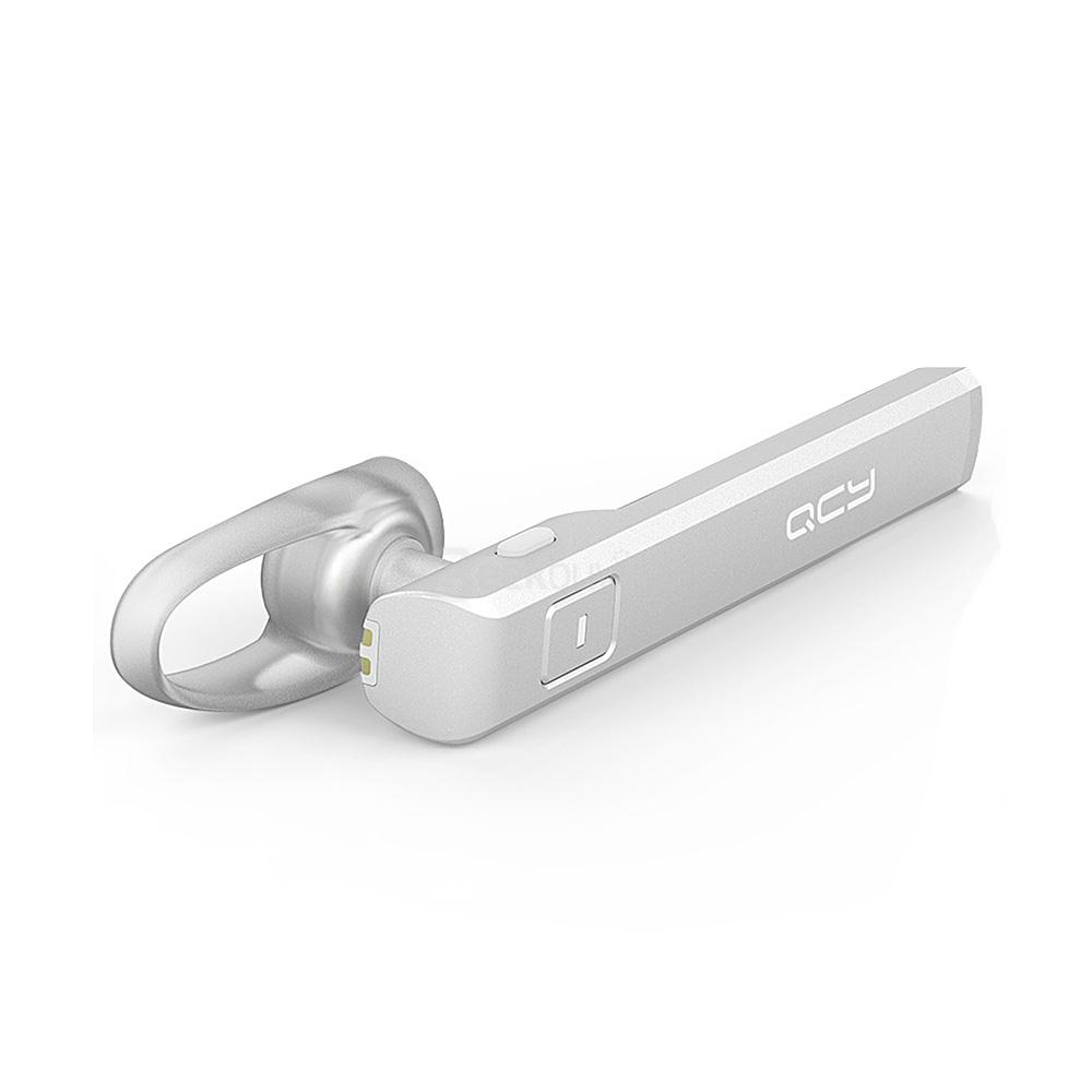 Original QCY J05 Bluetooth Stereo Headset BT4.1 Handsfree Mini Earphone Headphone with Charging Box - White