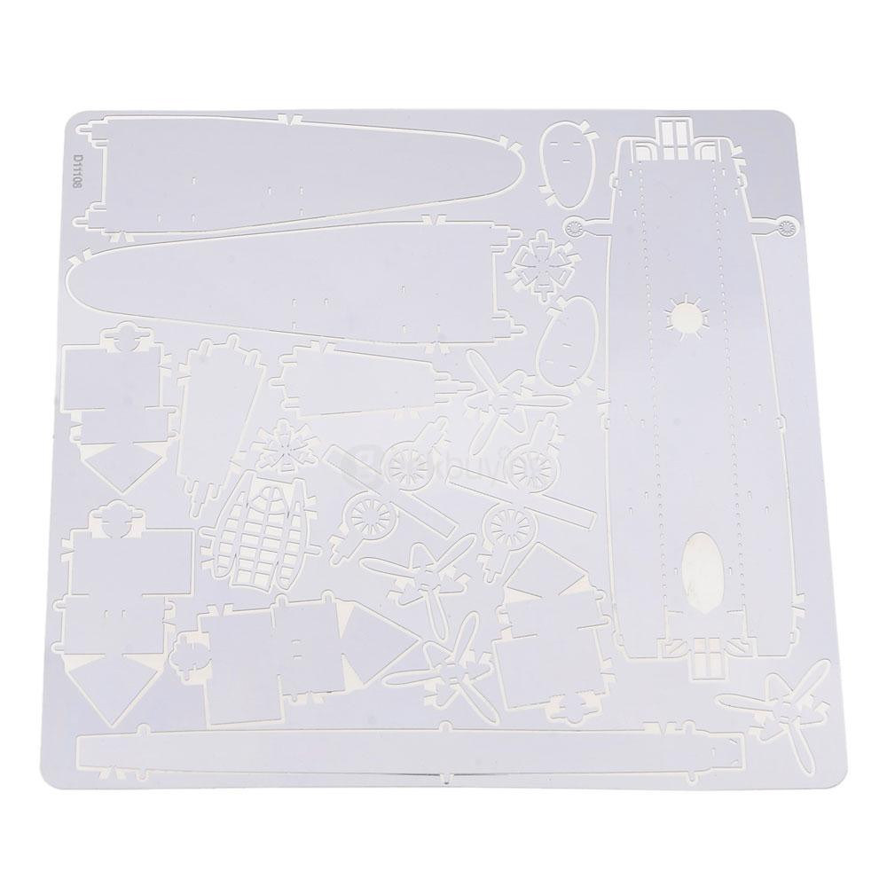 DIY Avro Lancaster 3D Puzzle Educational 3D Model - Silver