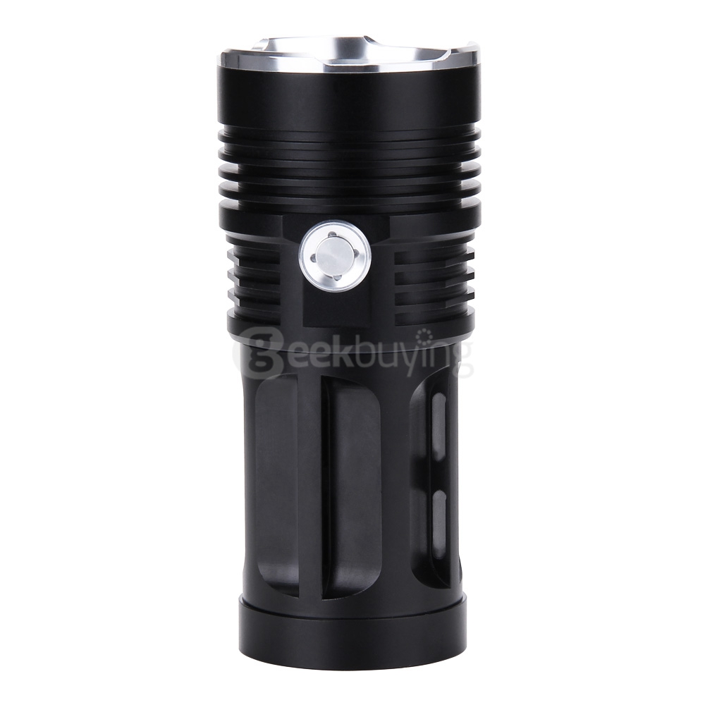 Skyray King CREE 3 x XM-L T6 3600LM LED Flashlight for Camp - Black (4 x 18650)