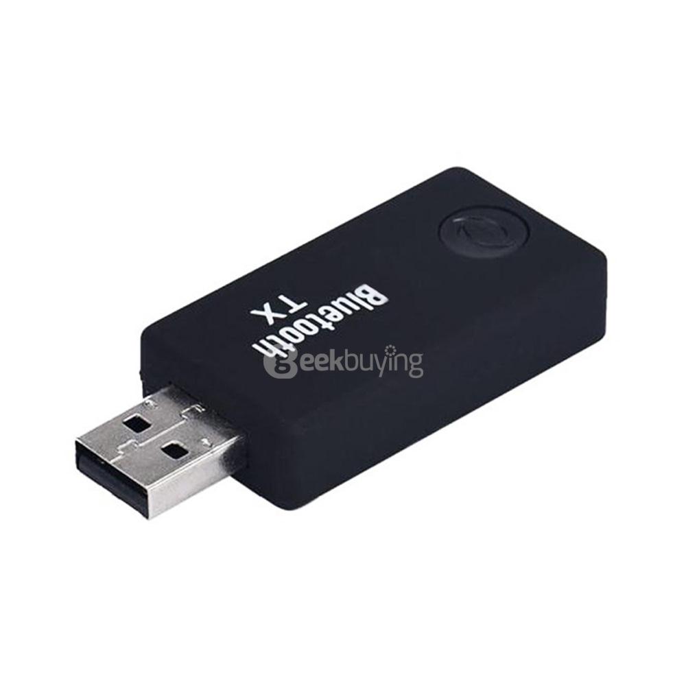 TX9 TV PC USB Bluetooth Audio Transmitter Converter - Black