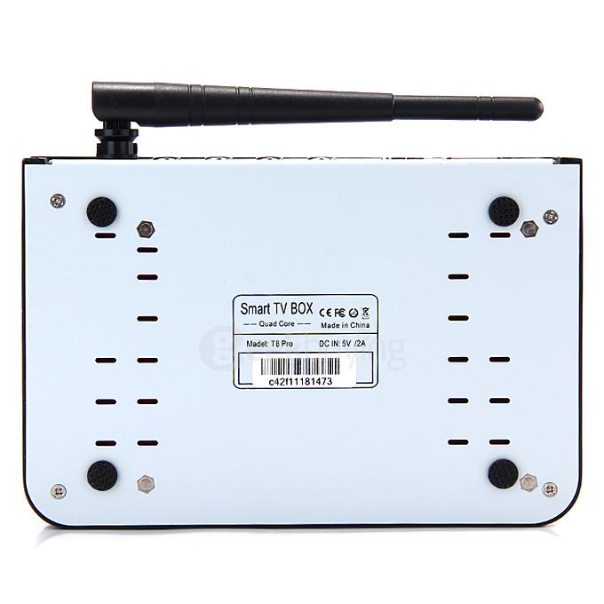 T8 PRO KODI 4K UHD TV BOX Amlogic S812 2G/8G 2.4G/5G Dual Band WIFI LAN Bluetooth4.0 LED