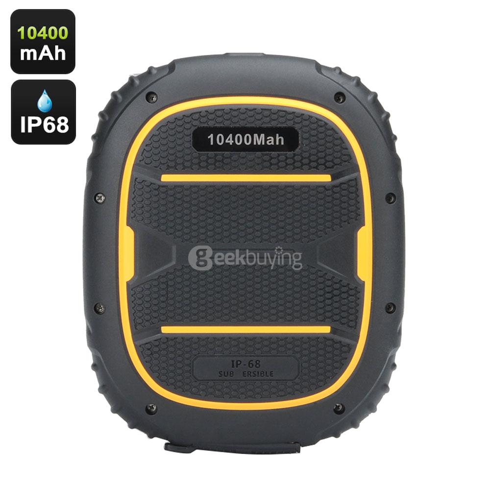 Ken Xin Da 10400mAh IP68 Rugged Power Bank with LED Power Indicator