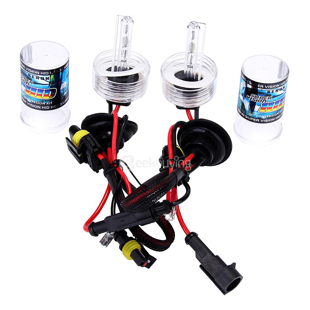 Makibes 10000K H1 DC250 55W 12V Xenon HID Kit Car Headlight Xenon Bulb Slim Ballast - Black + Silver