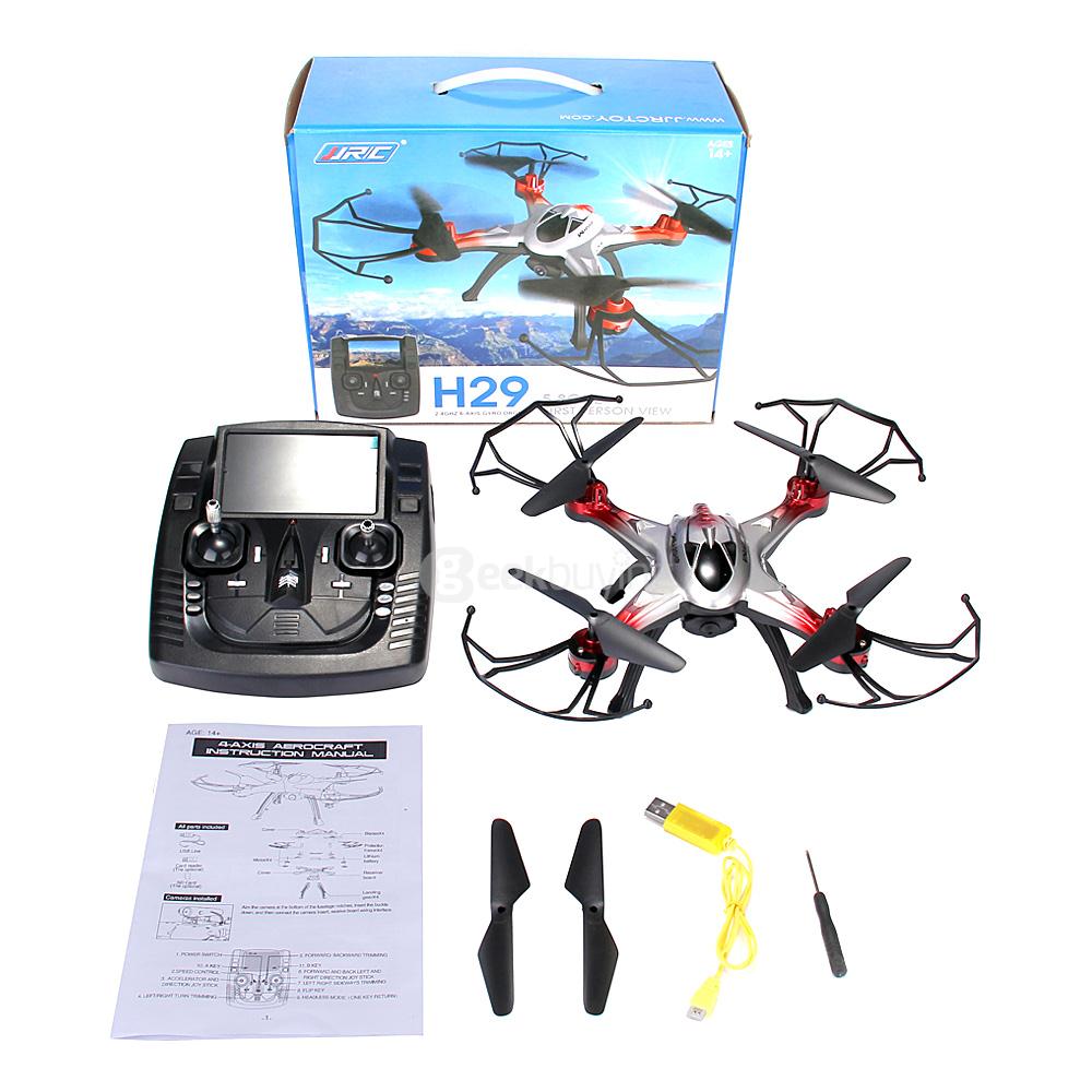 JJRC H29G 5.8G FPV With 2.0MP HD Camera Headless Mode 2.4G 6-Axis RC Quadcopter RTF - Red