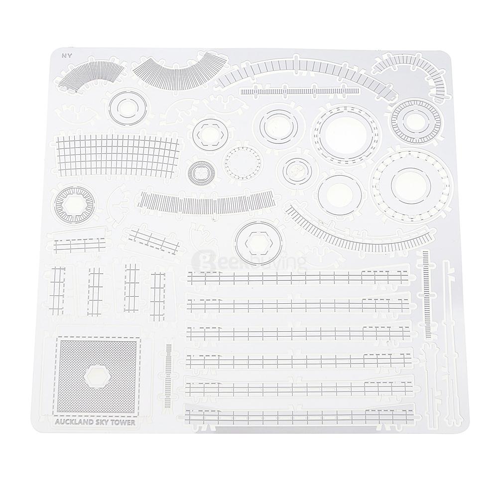 DIY 3D Puzzle Educational 3D Auckland Sky Tower Model Puzzle - Silver