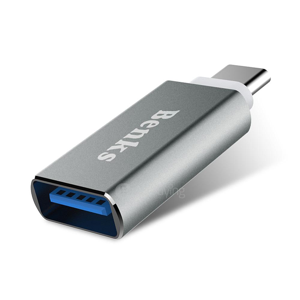 Benks Type-C Adapter to USB3.0 Adapter Suitable for MacBook / LeTV 1 Pro - Grey