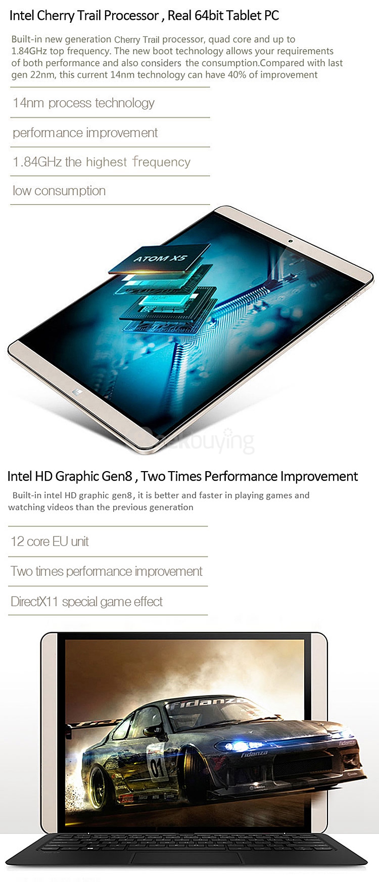 Onda V919 Air CH Dual OS Windows10 + Android 5.1 4GB/64GB 9.7