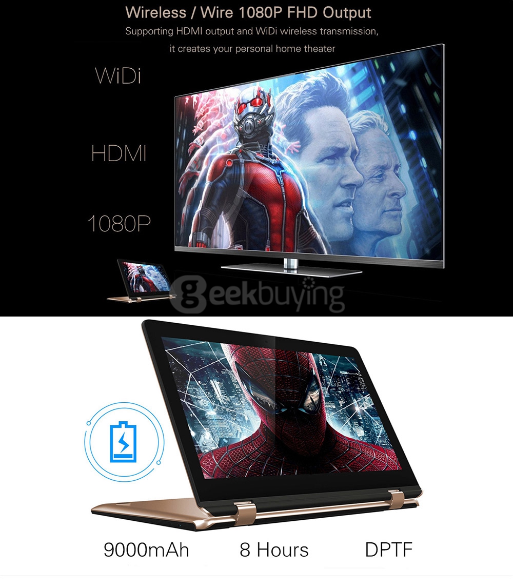 Vido W11pro3 Transformer Laptop 4GB/64GB 11.6