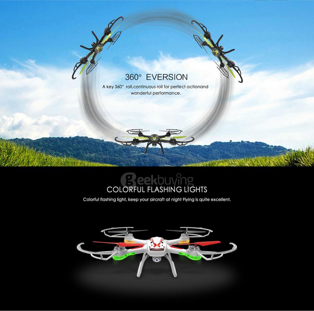 Syma X54HW FPV 720P HD Camera Altitude Hold 2.4G 4CH 6Axis RC Quadcopter - Black