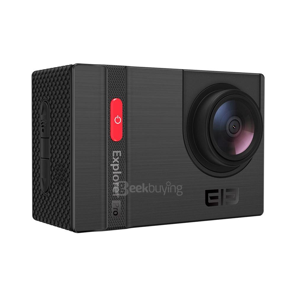 Elephone Explorer Pro 2.0inch TFT 4K 12MP NTK96660 WiFi Action Camera with 170 / 120 / 90 Wide Angles Voice Broadcast Sports Camera with 2.4G Remote Controller - Black
