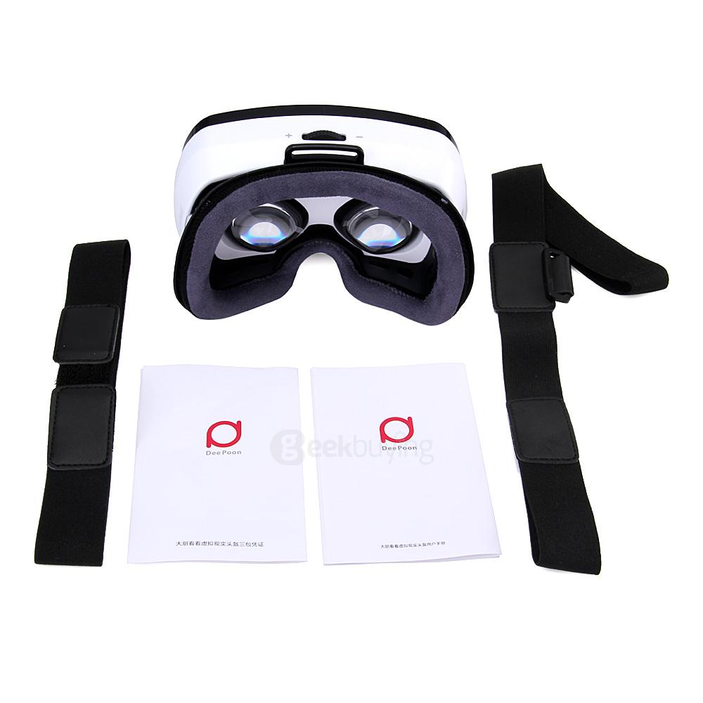 Deepoon V3 Immersive 3D VR Virtual Reality Headset FOV96 Adjustable IPD and Focus Video Game VR Headset for 4.7-5.7inches Smartphones