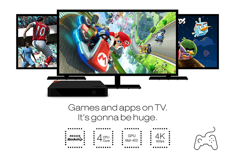 MINI MXQ RK3229 4K KODI Preinstalled TV BOX 1G/8G 4K 10bit H.265/H.264 Smart Media Player