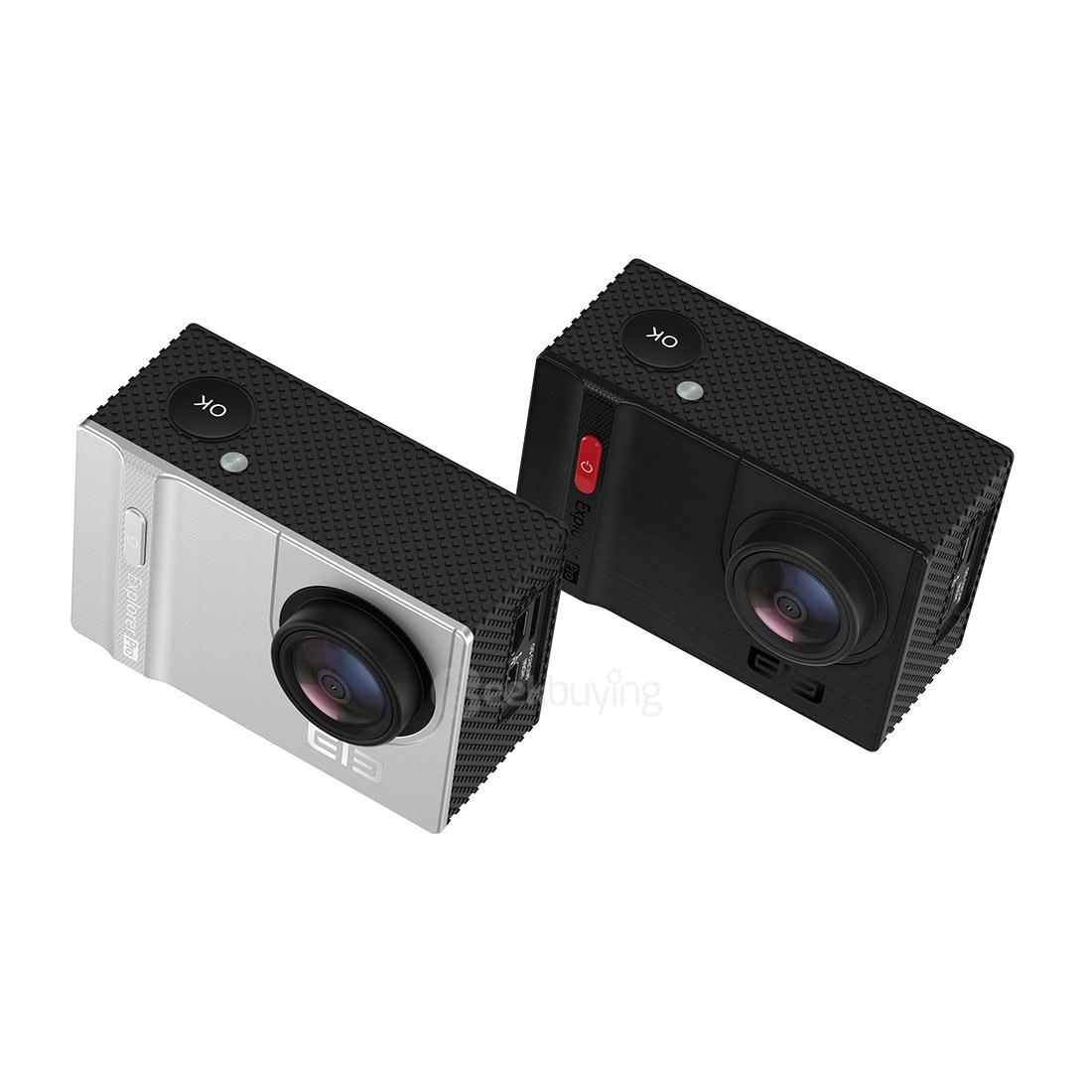 Elephone Explorer Pro 2.0inch TFT 4K 12MP NTK96660 WiFi Action Camera with 170 / 120 / 90 Wide Angles Voice Broadcast Sports Camera with 2.4G Remote Controller - Black