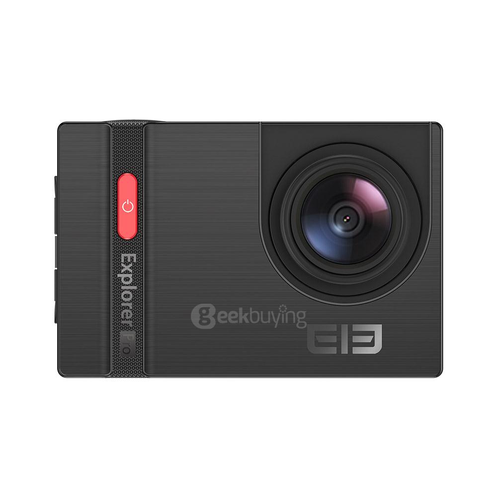 Elephone Explorer Pro 2.0inch TFT 4K 12MP NTK96660 WiFi Action Camera with 170 / 120 / 90 Wide Angles Voice Broadcast Sports Camera with 2.4G Remote Controller - Black