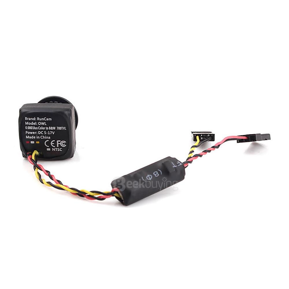 RunCam Owl 700TVL Night Vision Starlight FPV Camera 0.0001Lux FOV 150 PAL