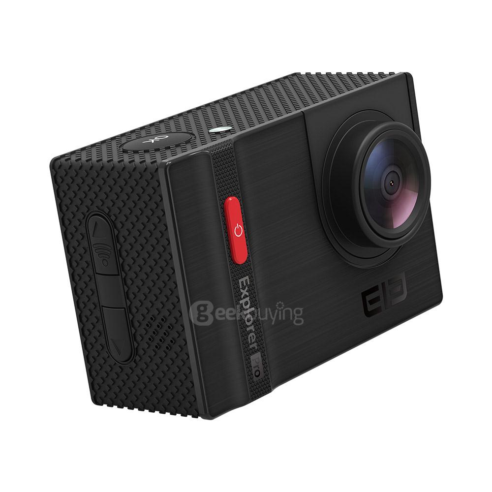 Elephone Explorer Pro 2.0inch TFT 4K 12MP NTK96660 WiFi Action Camera with 170 / 120 / 90 Wide Angles Voice Broadcast Sports Camera with 2.4G Remote Controller - Black