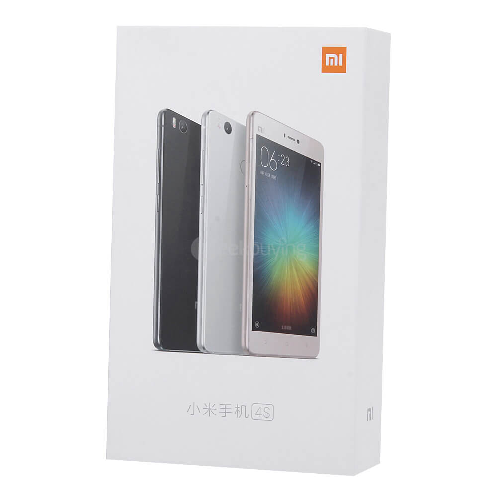 Xiaomi Mi4S /Mi 4S 4G LTE 5.0inch FHD MIVI V7.2 OS 3GB 64GB Smartphone 64-bit Snapdragon 808 Hexa Core 13.0MP Touch ID Type-C QC2.0 - White