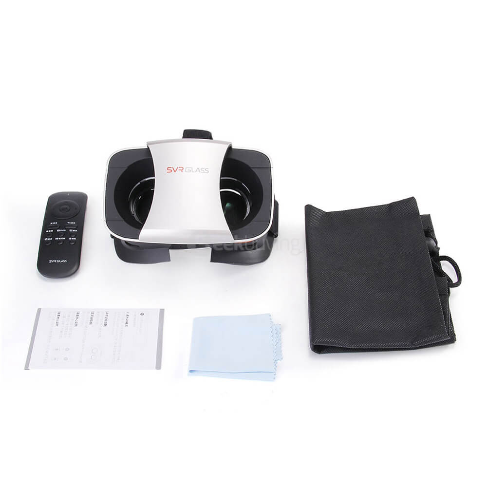 SnailVR SVR Immersive 3D Virtual Reality VR Headset with Remote Controller FOV96 IPD Adjustable for 4.7 - 6 inch Smartphones