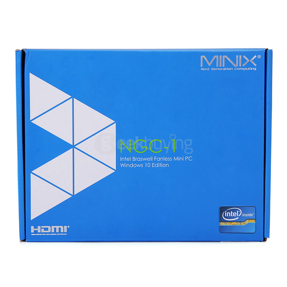MINIX NGC-1 Celeron N3150 Windows 10 Home Version 64bit 4K MINI PC 4GB ROM 128GB SSD Bluetooth 4.2 802.11ac Gigabit LAN USB3.0