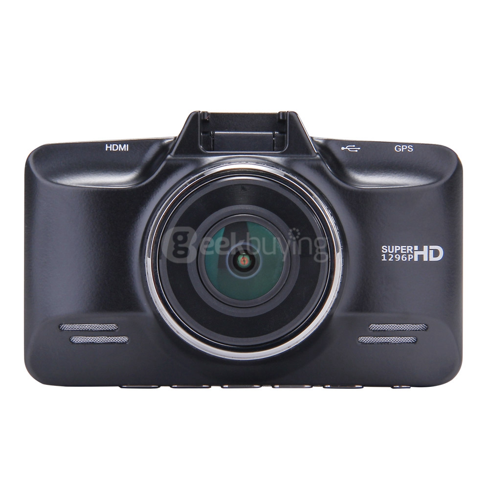 Blackview GS98C Ambarella A7LA70 2.7inch LCD Full HD Car DVR 2304*1296P 30fpc 178 Wide Angles Video Recorder with G-Sensor GPS - Black