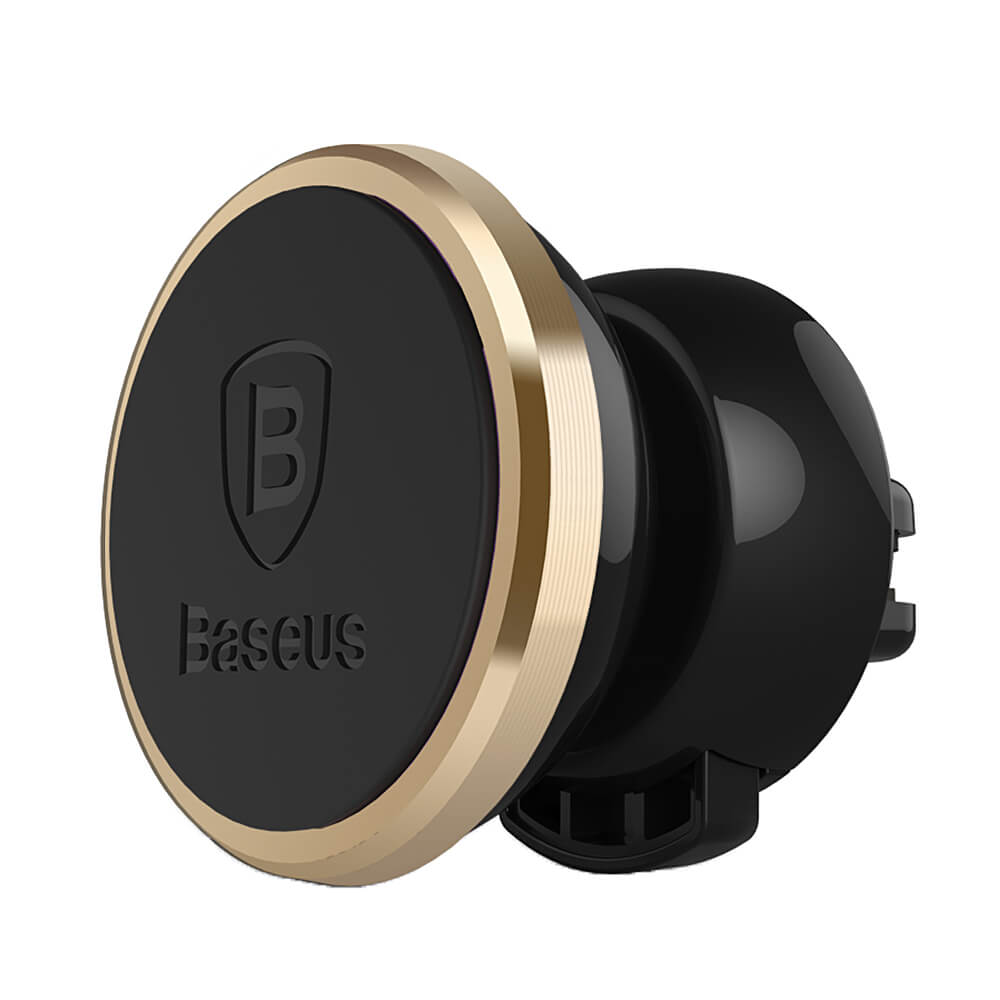 Baseus 360-degree Rotation Magnetic Car Air Vent Mount Holder - Gold