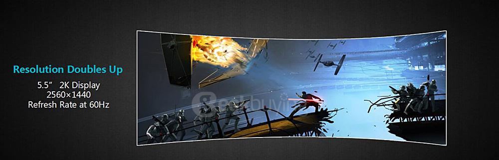 3Glasses D2 3D Virtual Reality VR Headset PC Version 2K with Touch Panel FOV110 IPD Adjustable 3D Private Theater