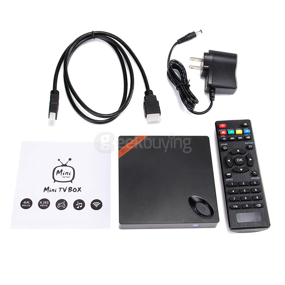 MINI MXQ RK3229 4K KODI Preinstalled TV BOX 1G/8G 4K 10bit H.265/H.264 Smart Media Player