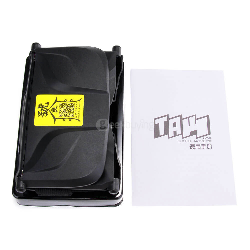 ANTVR Foldable 3D VR Virtual Reality Headset 100FOV IPD Adjustable Distortionless for 4.5-6.0inch Smartphones - Black