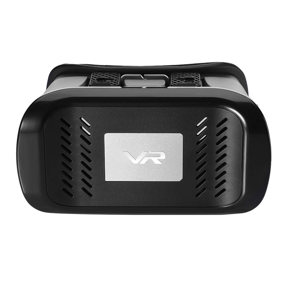 V11 3D Immersive VR Virtual Reality Headset F0V98 IPD Focus Adjustable Magnet Control for 4.0 - 6.0inch Smartphones - Black
